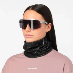 Salomon Neck Gaiter GFX U Deep Black/burnt Umber/antler