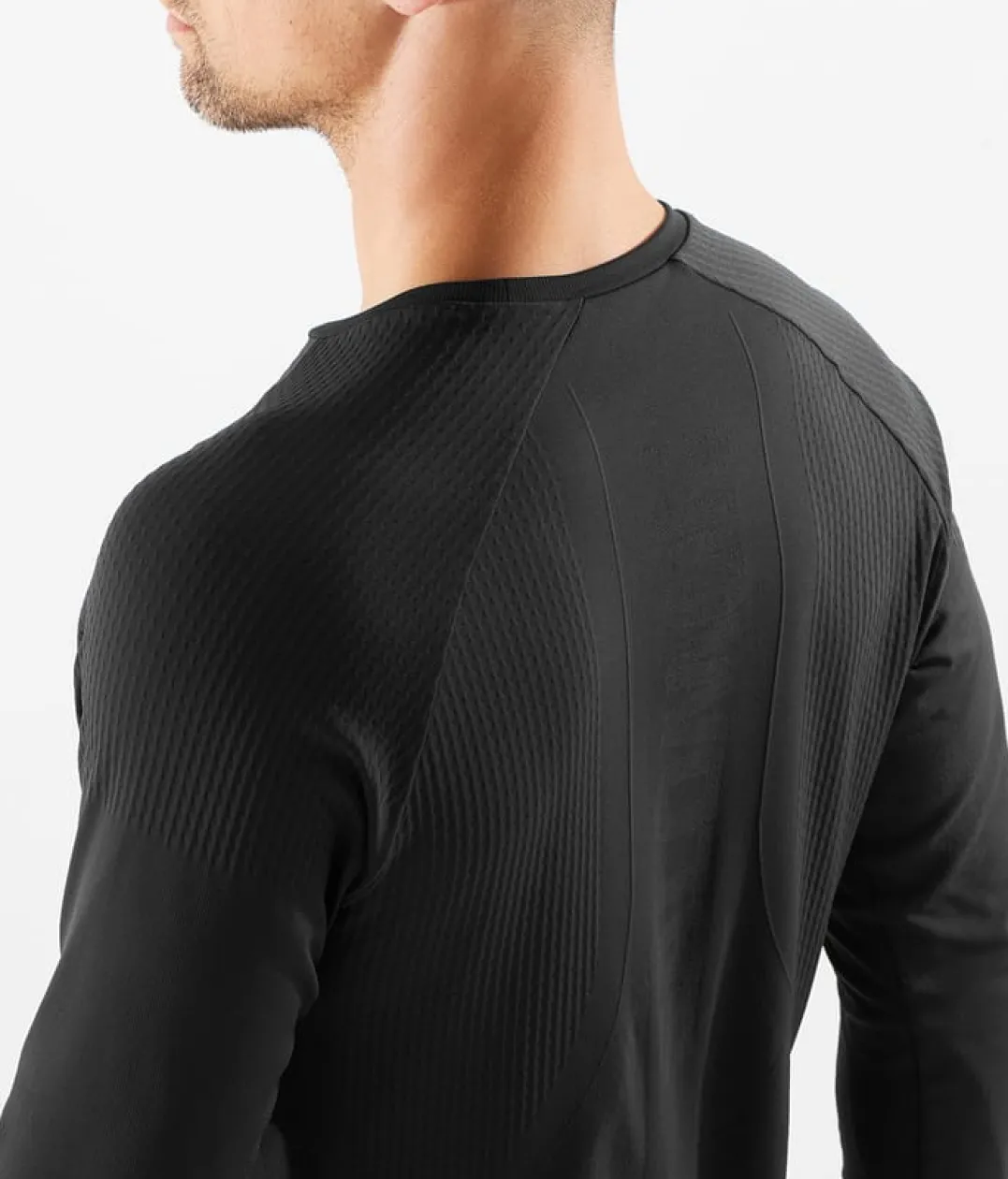 Salomon SENSE LS TEE M Deep Black