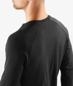 Salomon SENSE LS TEE M Deep Black