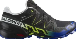Salomon Shoes Speedcross 6 Gtx Fan Fire Black/Su Black/Surf The Web/Safety Yellow
