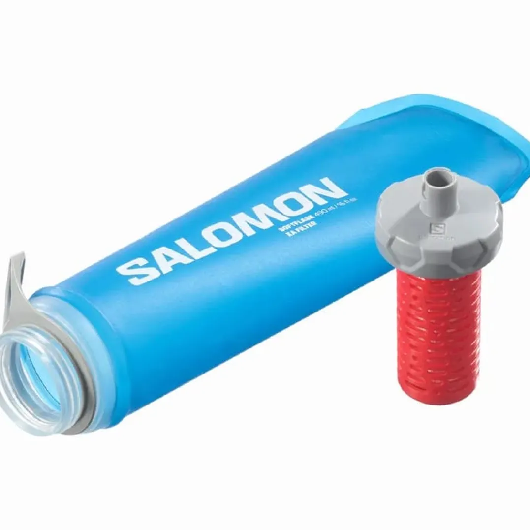 Salomon Soft Flask XA Filter 490ml Clear Blue