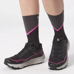Salomon Thundercross Gtx W Black/Black/Pink Glo