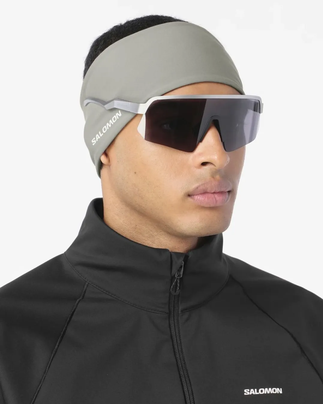 Salomon Unisex Run Tech HeadbandCastor Gray/