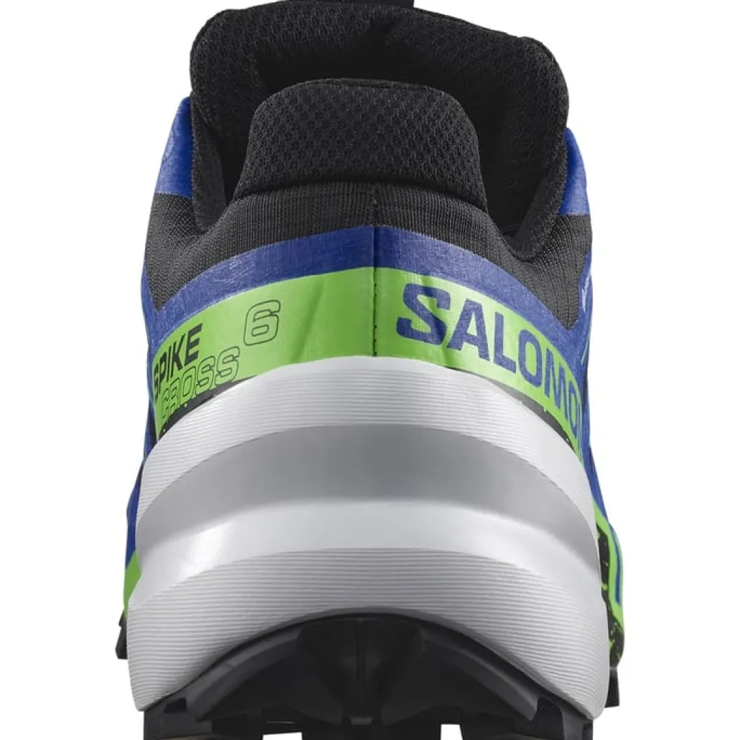 Salomon Unisex Spikecross 6 GORE-TEX Black/Surf The Web/Green Gecko