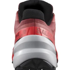 Salomon Unisex Spikecross 6 GORE-TEX Cow Hide/Black/Fiery Coral