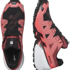 Salomon Unisex Spikecross 6 GORE-TEX Cow Hide/Black/Fiery Coral