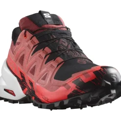 Salomon Unisex Spikecross 6 GORE-TEX Cow Hide/Black/Fiery Coral