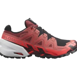 Salomon Unisex Spikecross 6 GORE-TEX Cow Hide/Black/Fiery Coral