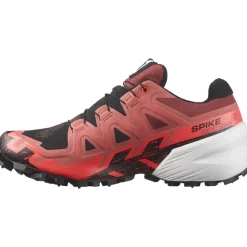 Salomon Unisex Spikecross 6 GORE-TEX Cow Hide/Black/Fiery Coral