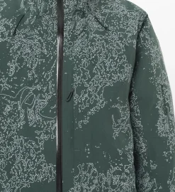 Salomon Women's Absolute 3L Print Jacket Ao/Green Gables
