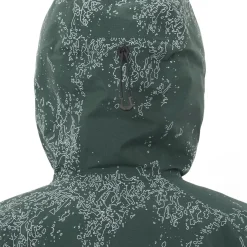 Salomon Women's Absolute 3L Print Jacket Ao/Green Gables