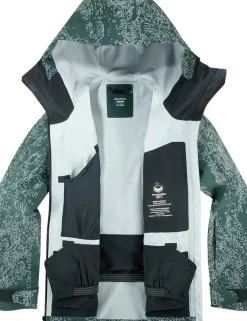 Salomon Women's Absolute 3L Print Jacket Ao/Green Gables