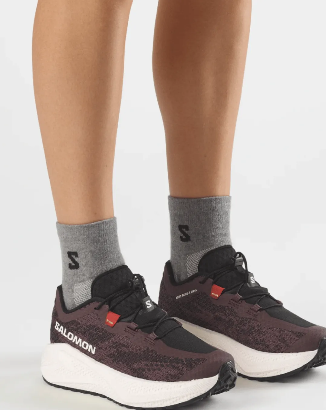 Salomon Women's Aero Glide 4 Grvl Huckleberry / Black / Vanilla Ice