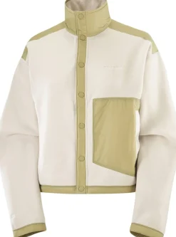 Salomon Women's Chroma Fleece Cardigan Whisper White