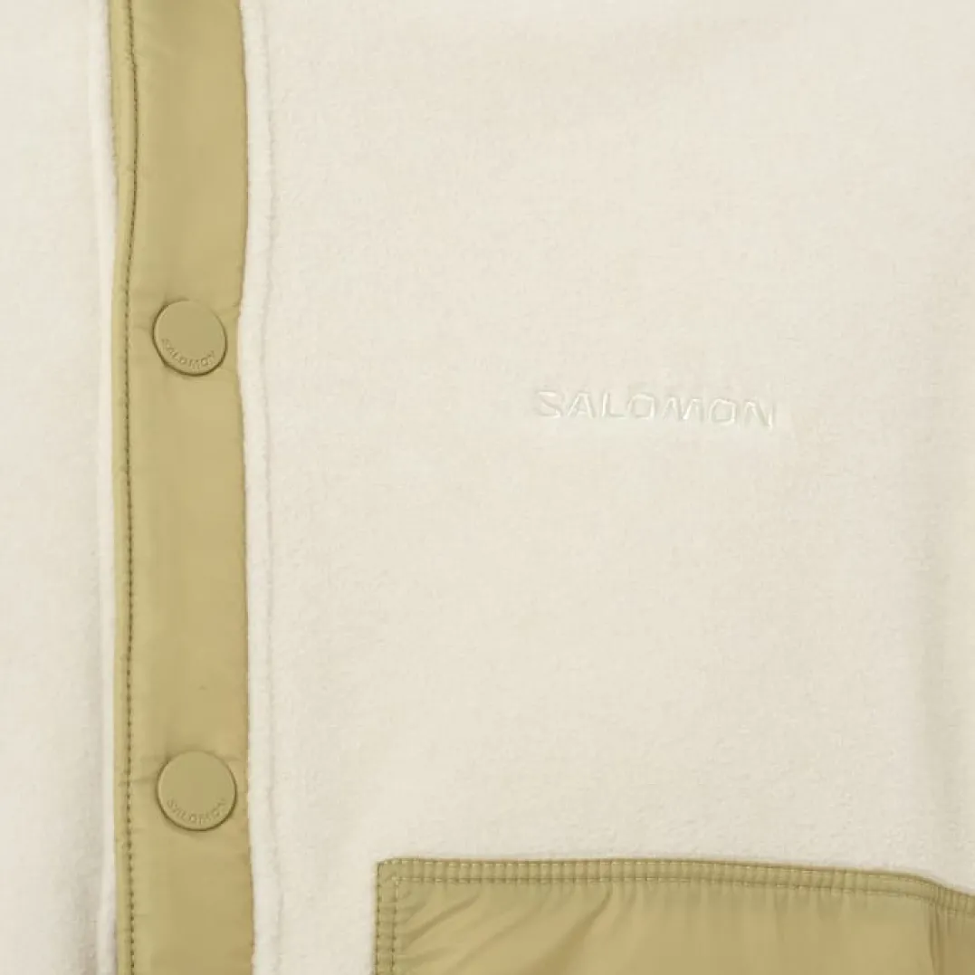 Salomon Women's Chroma Fleece Cardigan Whisper White