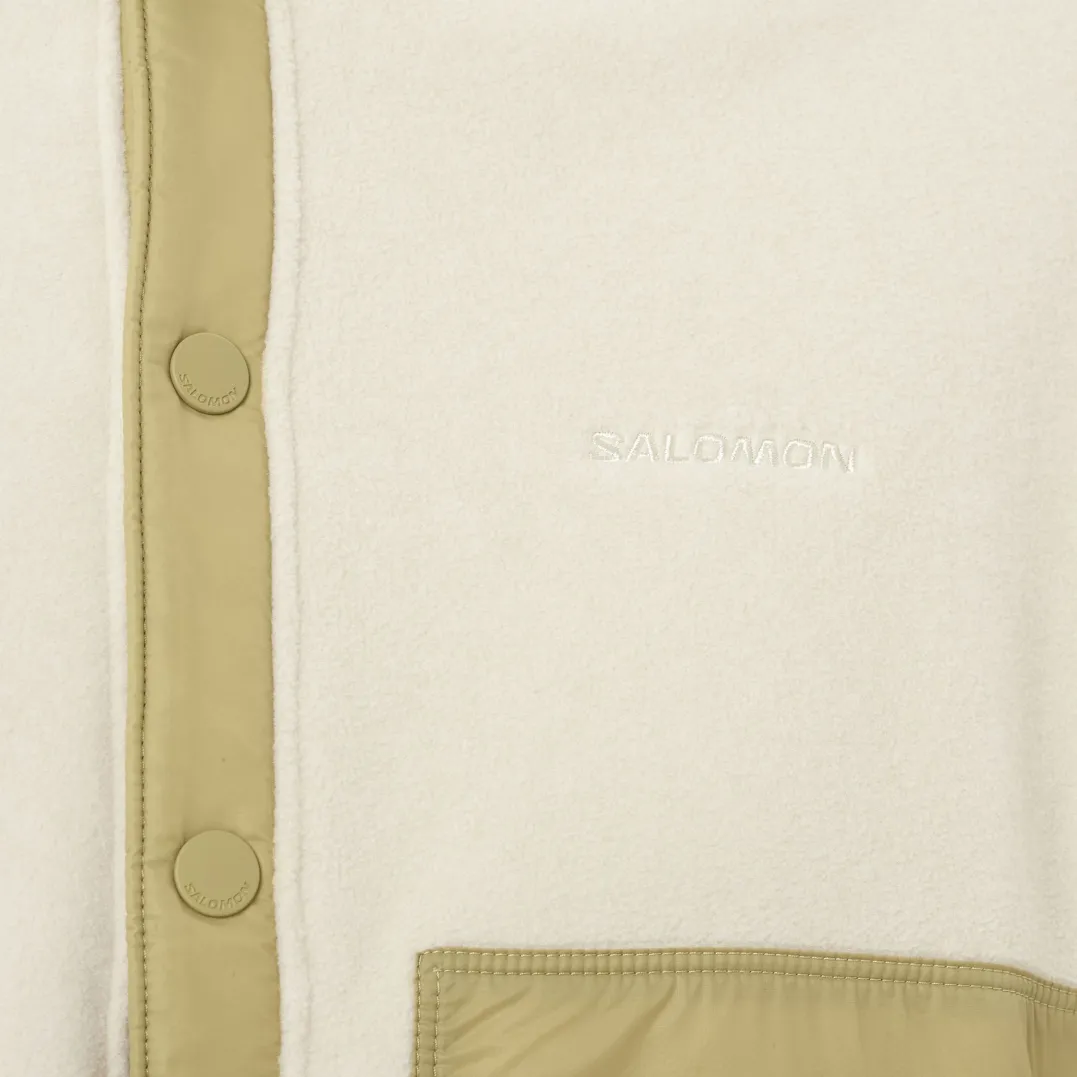 Salomon Women's Chroma Fleece Cardigan Whisper White