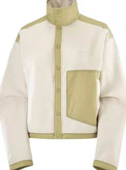Salomon Women's Chroma Fleece Cardigan Whisper White
