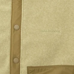 Salomon Women's Chroma Fleece Cardigan Gray Green