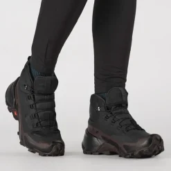 Salomon Women's Cross Hike Mid GORE-TEX 2 Black/Chocolate Plum/Black