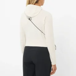Salomon Women's Essential Lightwarm Hoodie Whisper White