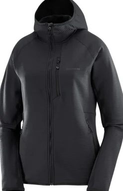 Salomon Women's Essential Lightwarm Hoodie Deep Black