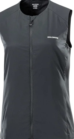 Salomon Women's Mountain Flex Hybrid Vest Deep Black