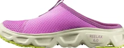 Salomon Women's Reelax Slide 6.0 Iris Orchid/Aspargus Green/Acid Lime