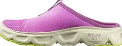 Salomon Women's Reelax Slide 6.0 Iris Orchid/Aspargus Green/Acid Lime
