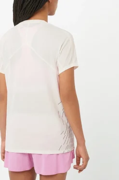 Salomon Women's Sense Aero Graphic Tee Whisper White / Iron