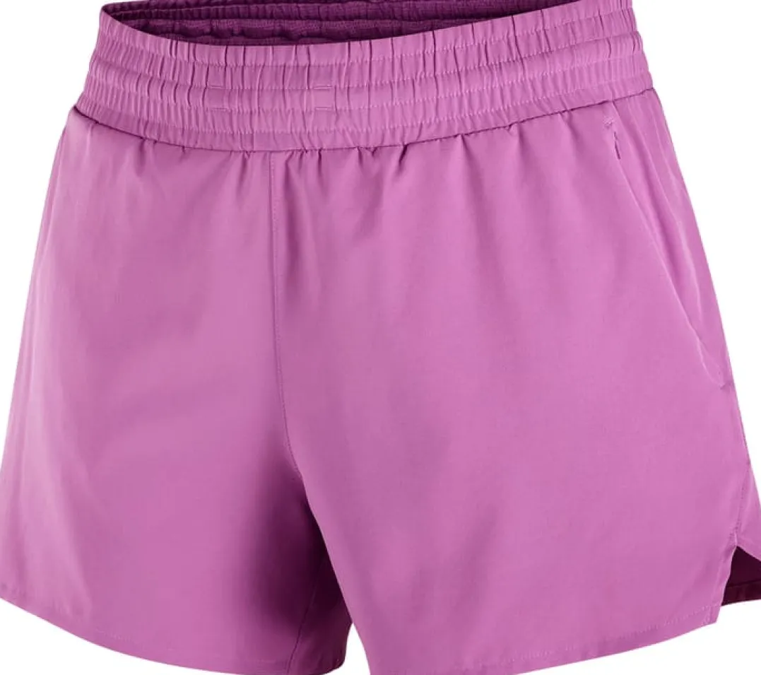 Salomon Women's Shakeout Core 4" Shorts Iris Orchid/