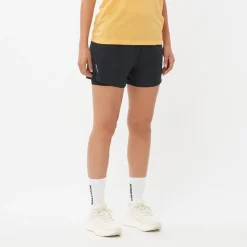 Salomon Women's Shkout Core 2in1 4" Shorts Deep Black