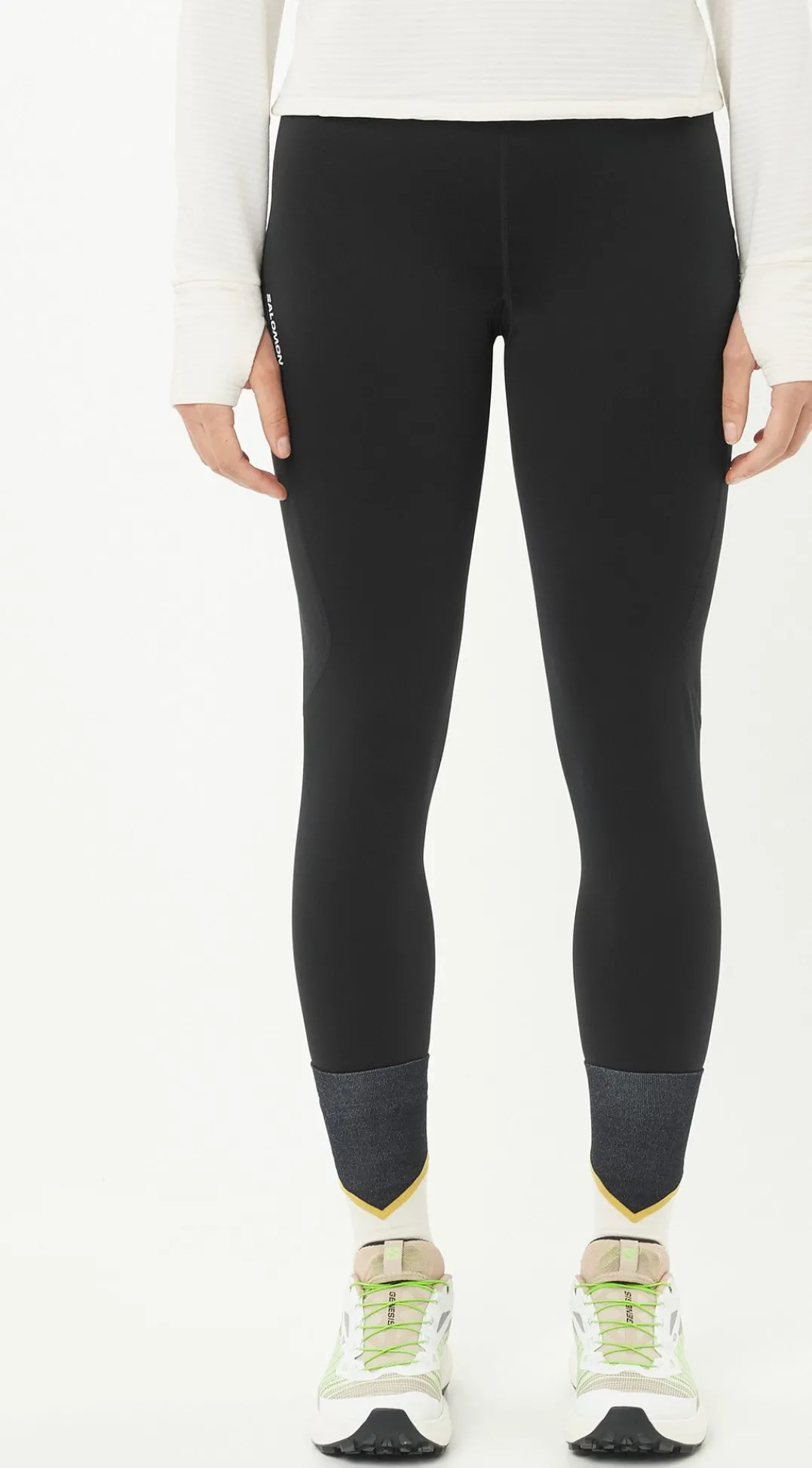 Salomon Women's SHKout Core Warm Tights Deep Black