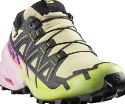Salomon Women's Speedcross 6 GORE-TEX Bog / Dawn Pink / Acid Lime
