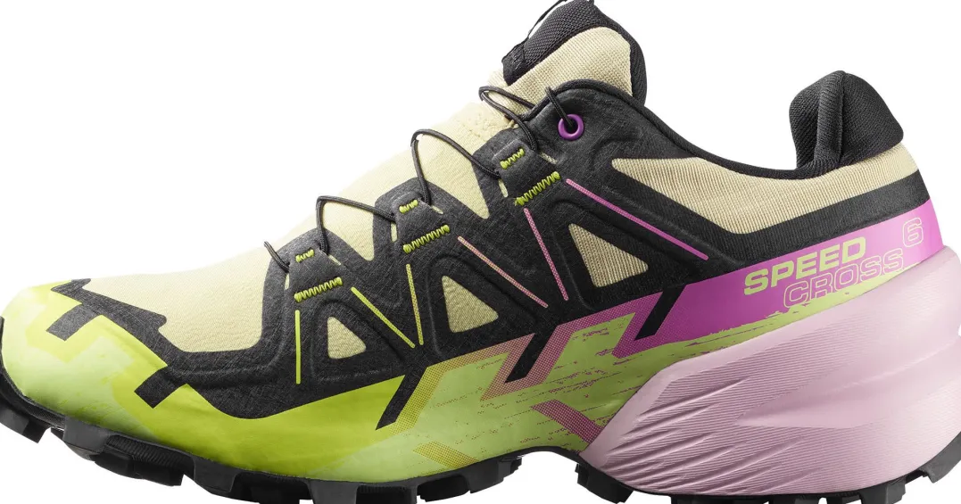 Salomon Women's Speedcross 6 GORE-TEX Bog / Dawn Pink / Acid Lime