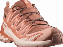 Salomon Women's XA Pro 3d V9 GORE-TEX Pecan Brown / Nectarine / Almond Cream