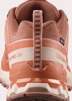 Salomon Women's XA Pro 3d V9 GORE-TEX Pecan Brown / Nectarine / Almond Cream