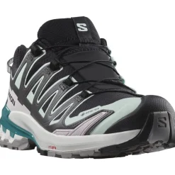 Salomon Women's XA Pro 3D V9 GORE-TEX Black/Bleached Aqua/Harbor Blue