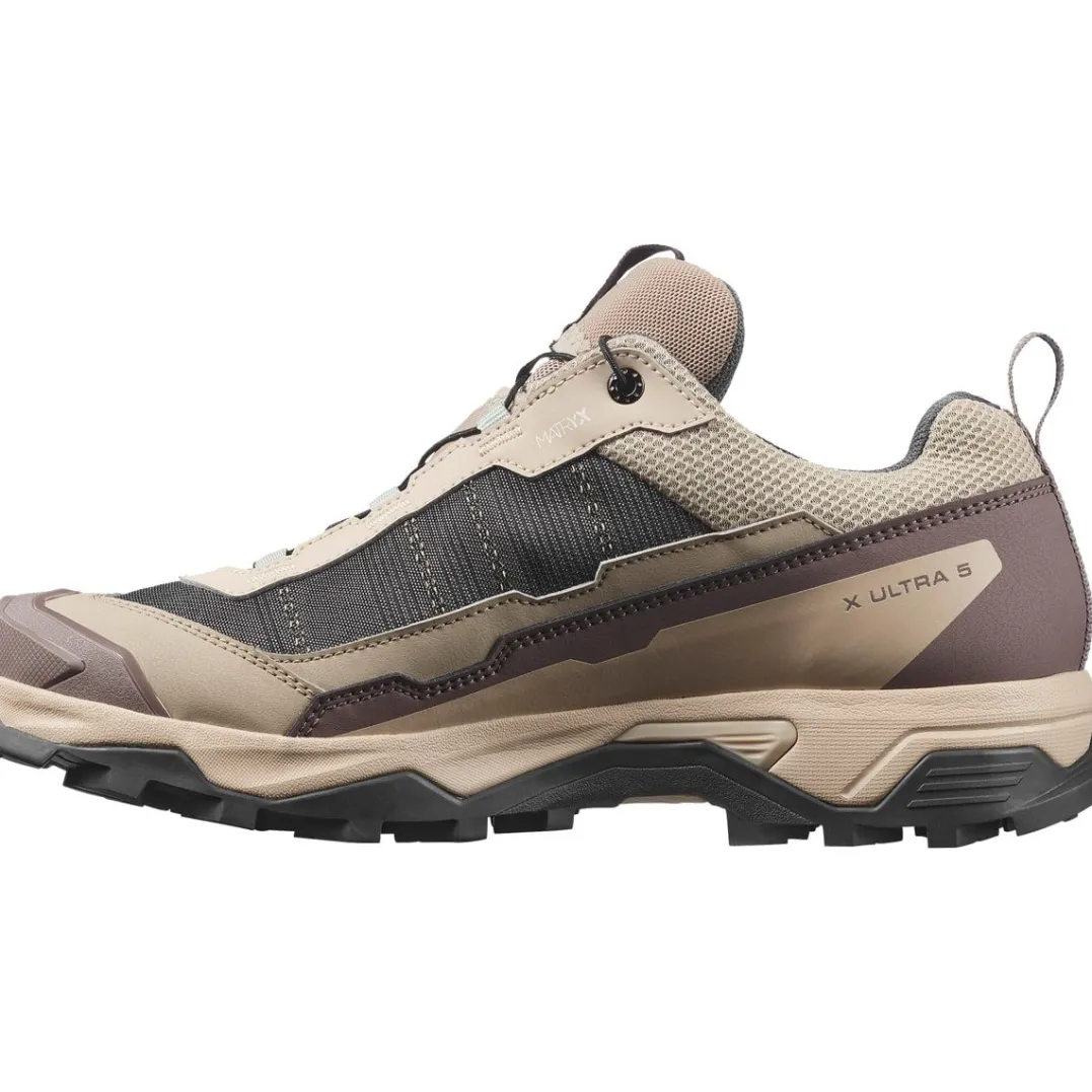 Salomon Women's X Ultra 5 GORE-TEX Desert Tan / White Pepper / Green Milieu