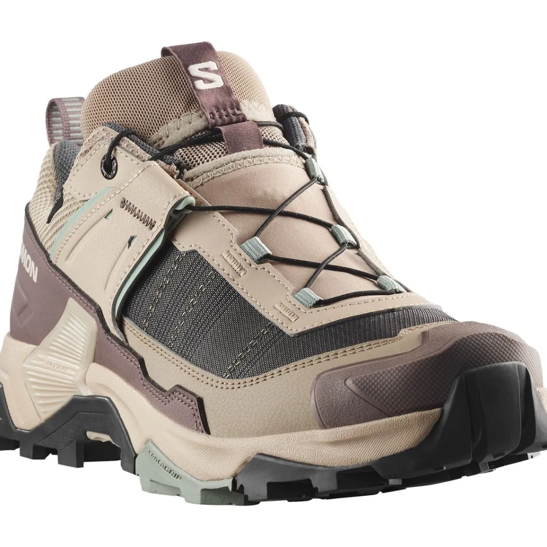 Salomon Women's X Ultra 5 GORE-TEX Desert Tan / White Pepper / Green Milieu