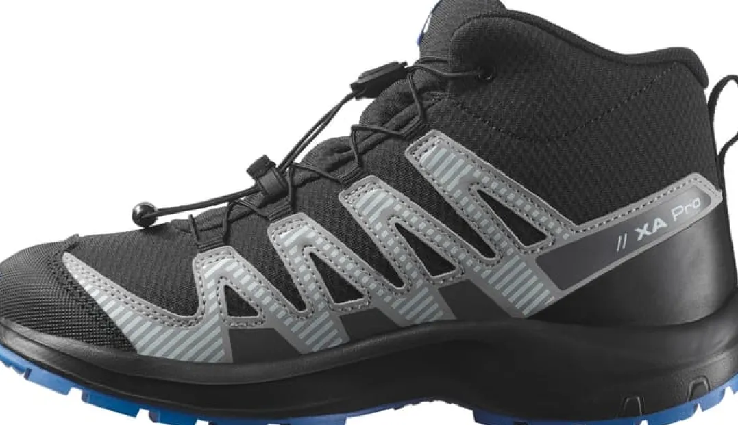Salomon Xa Pro V8 Mid Waterproof Black/monument/french Blue