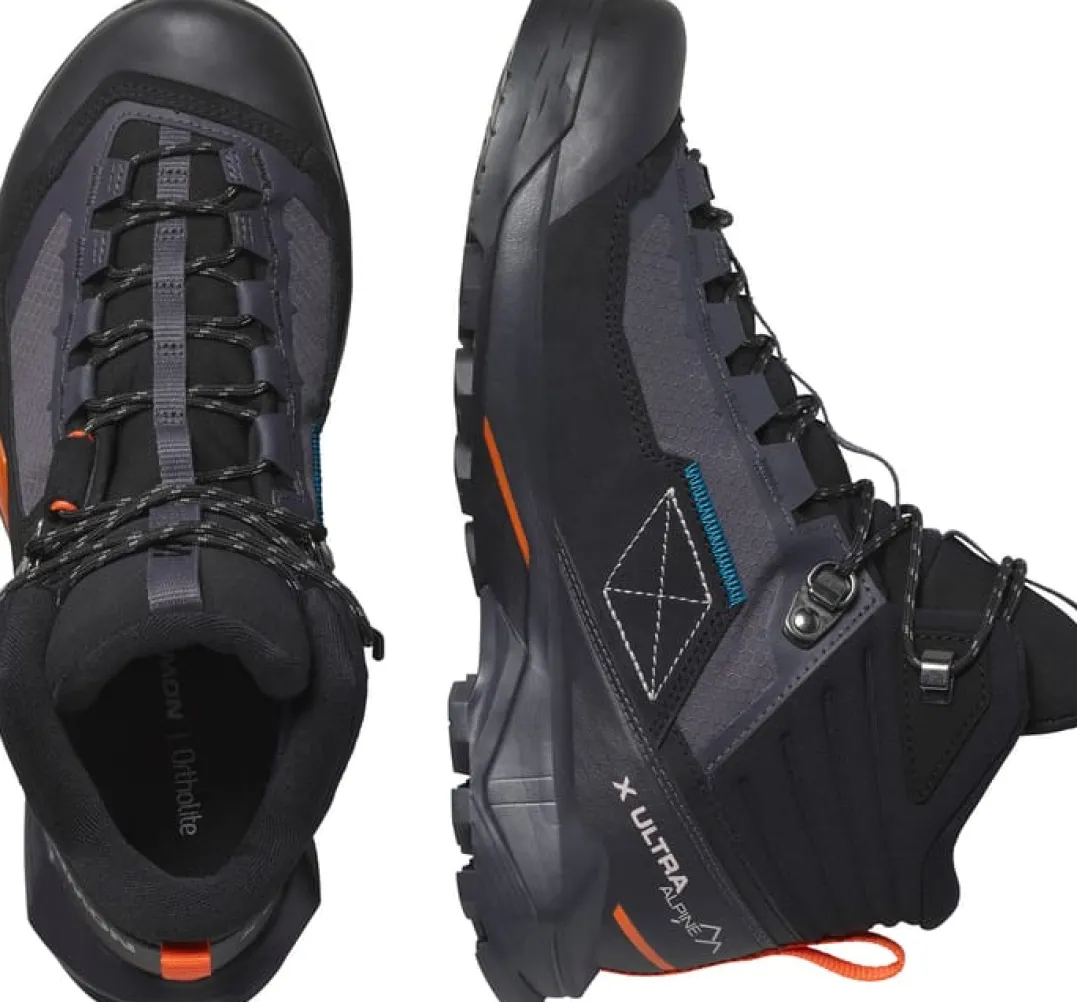 Salomon X Ultra Alpine Mid Gtx W Nine Iron/Black/Red Orange