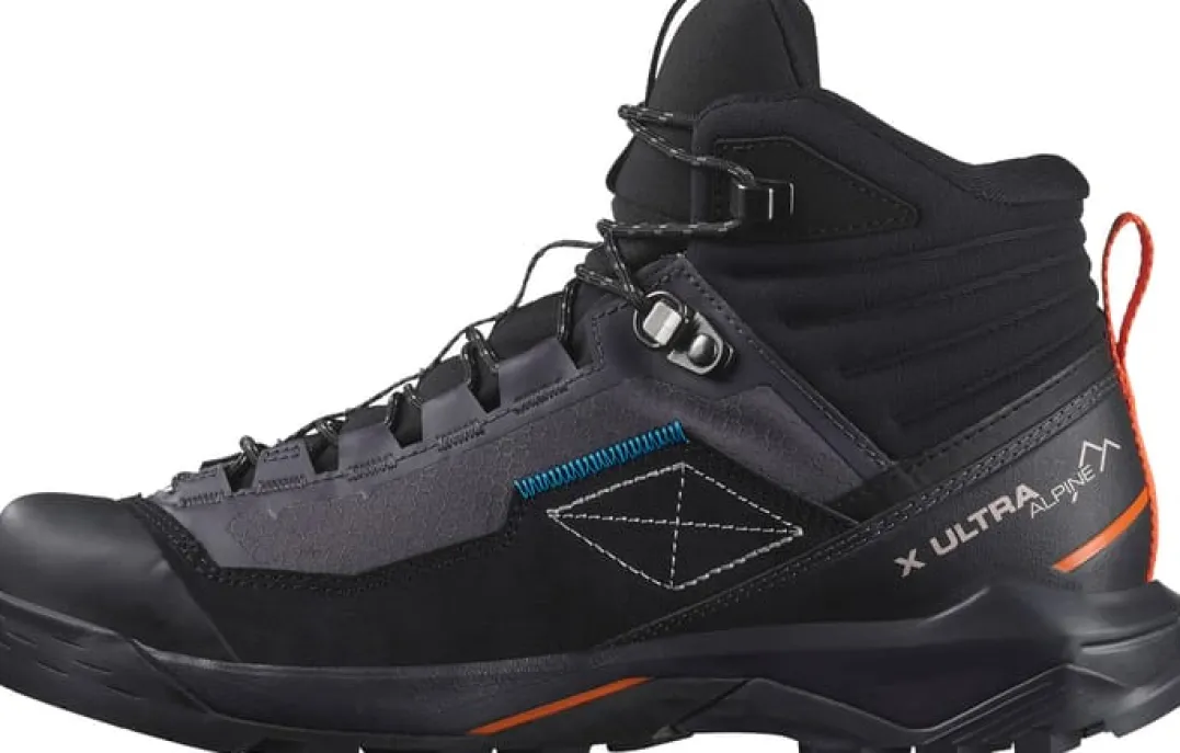 Salomon X Ultra Alpine Mid Gtx W Nine Iron/Black/Red Orange