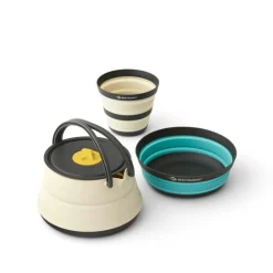 Sea To Summit Frontier Ul Collaps. Kettle Cook Set W/Sack 1p 3pc Assorted