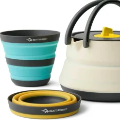 Sea To Summit Frontier Ultralight Collapsible Kettle Cook Set 3 Piece Multi