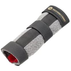 Seleverkstedet Seleverkstedet Fleece grey dog leg protector 4pk Grå/svart