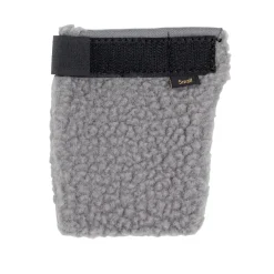 Seleverkstedet Seleverkstedet Fleece grey dog boot 4pk Grå/svart