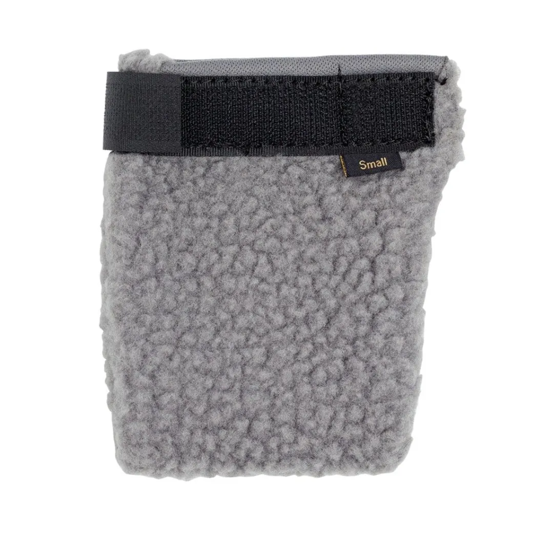 Seleverkstedet Seleverkstedet Fleece grey dog boot 4pk Grå/svart