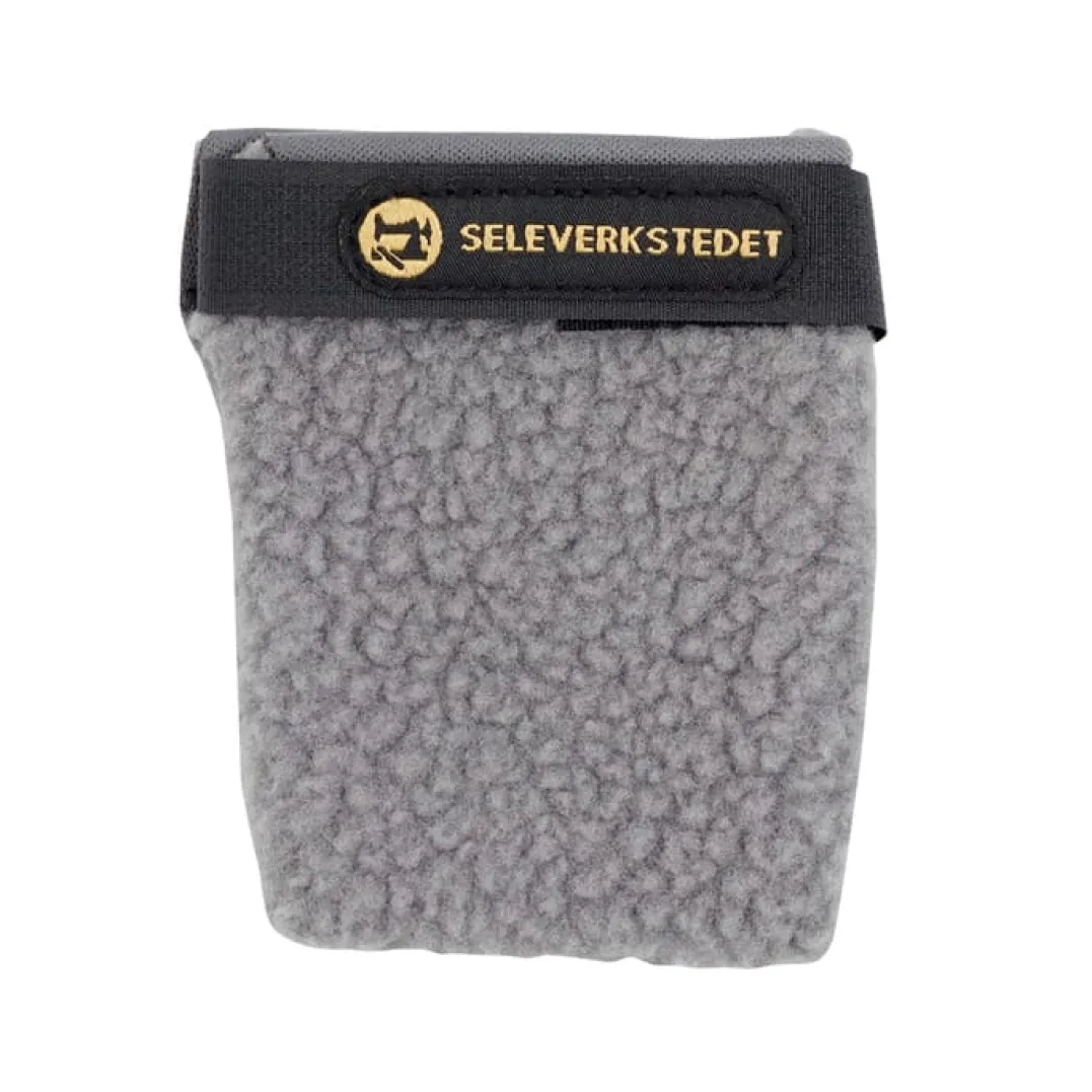 Seleverkstedet Seleverkstedet Fleece grey dog boot 4pk Grå/svart