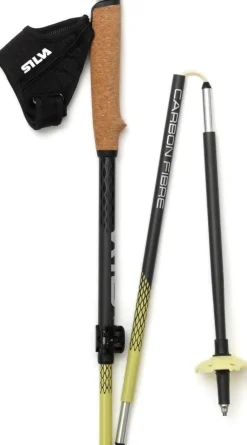 Silva Running/Trekking Poles Carbon Z Adjustable 120-140 Cm Yellow
