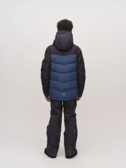 Skogstad J Hureset Dunjakke Denim Blue